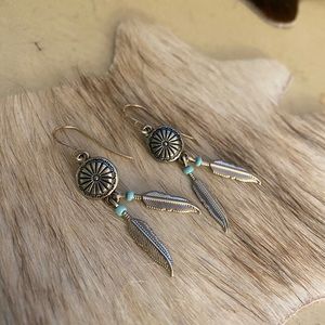 Small dream catcher earrings!